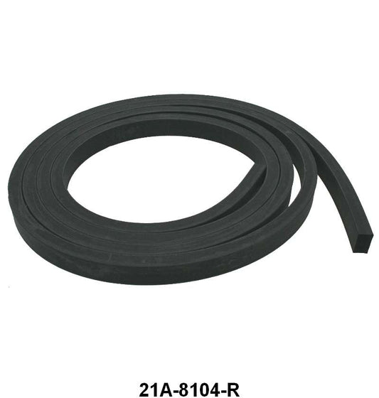 REAR FENDER BRACE PANEL SEAL - 41-48 PASS LH REAR ALSO RADIATOR AIR DEFLECTOR