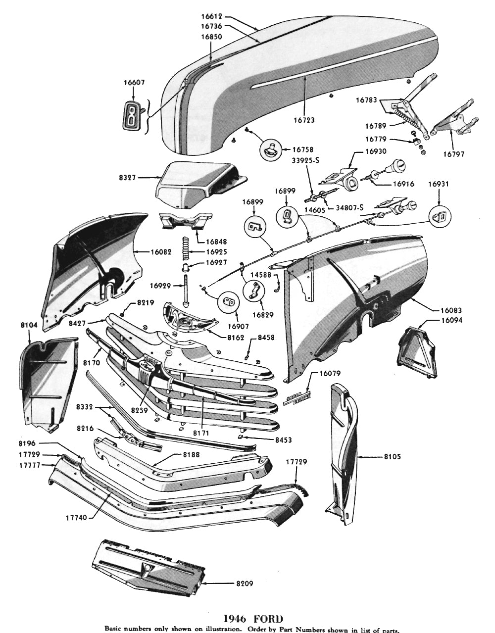 UPPER RADIATOR SHROUD SEAL - 46-48 PASS, 42-47 PICKUP 2 REQUIRED