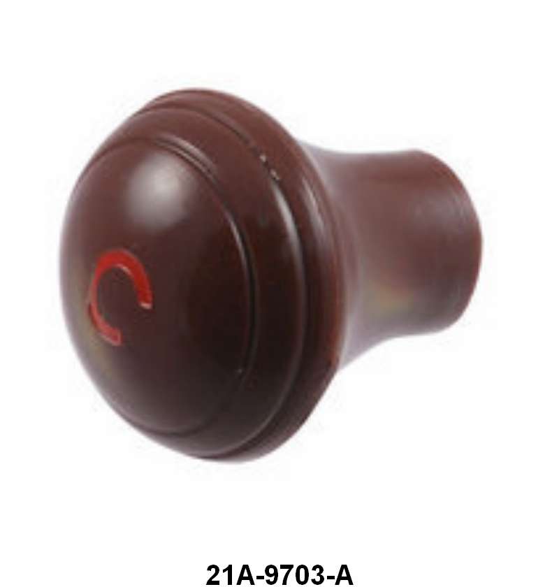 CHOKE CABLE/ROD KNOB - 42 PASS MAROON