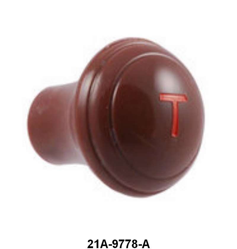 THROTTLE CABLE/ROD KNOB - 42 PASS MAROON
