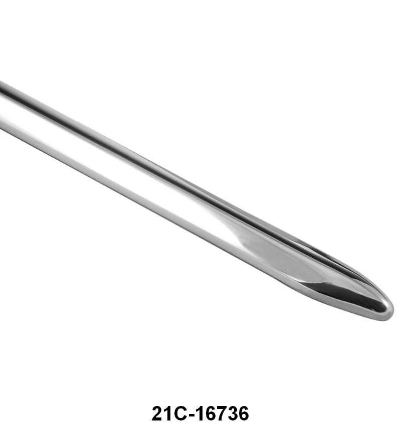 TOP OF HOOD TRIM - 42-47 PICKUP, STAINLESS