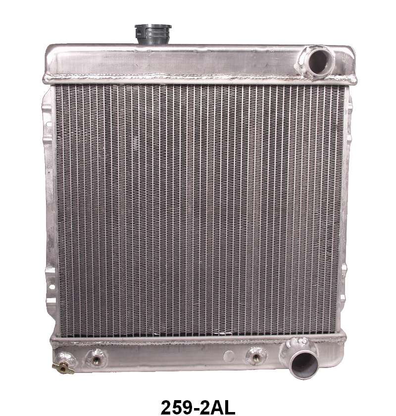 ALUMINUM RADIATOR - 63-65 FLCN/COMET, 64-66 MUST 260/289 2 CORE