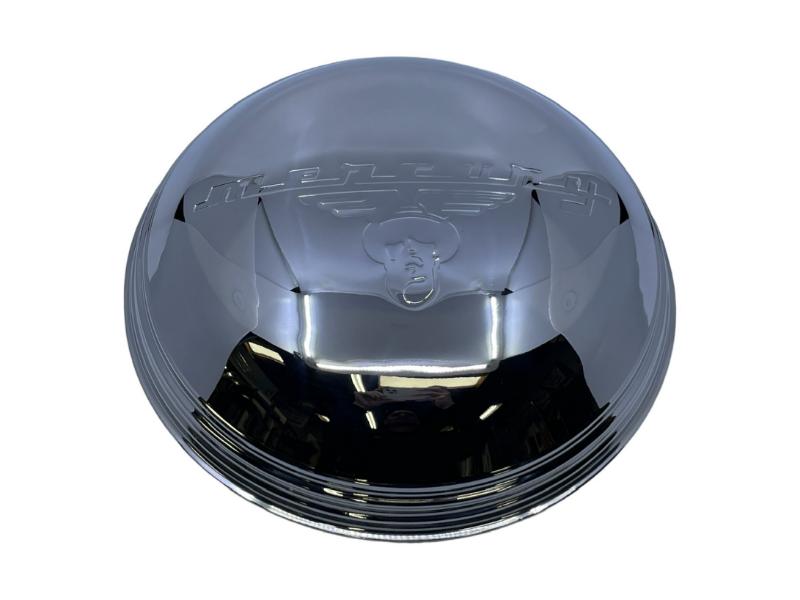 STAINLESS HUB CAP - 42 MERCURY WITH MERCURY LOGO