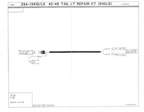 TAIL LIGHT SOCKET WIRE - 42-48 MERCURY (EX-WAGON)