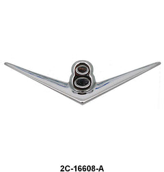FRONT HOOD EMBLEM - 52 F-1/F3 V8