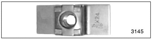 CAGE NUT - 5/16-24 THREAD, BASE IS 2" x 3/4" WIDE