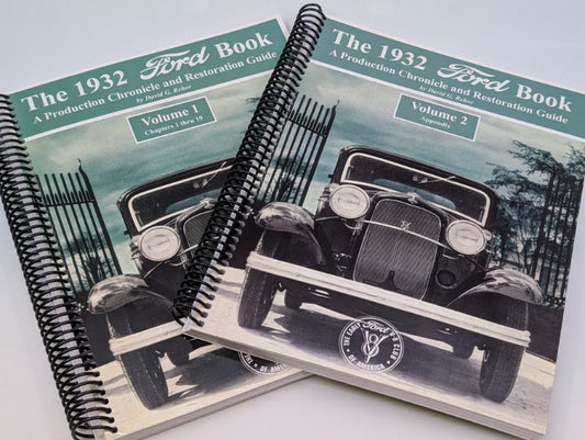 EARLY FORD V-8 CLUB RESTORATION GUIDE - 32 PASS, 2008 VERSION 2 BOOKS