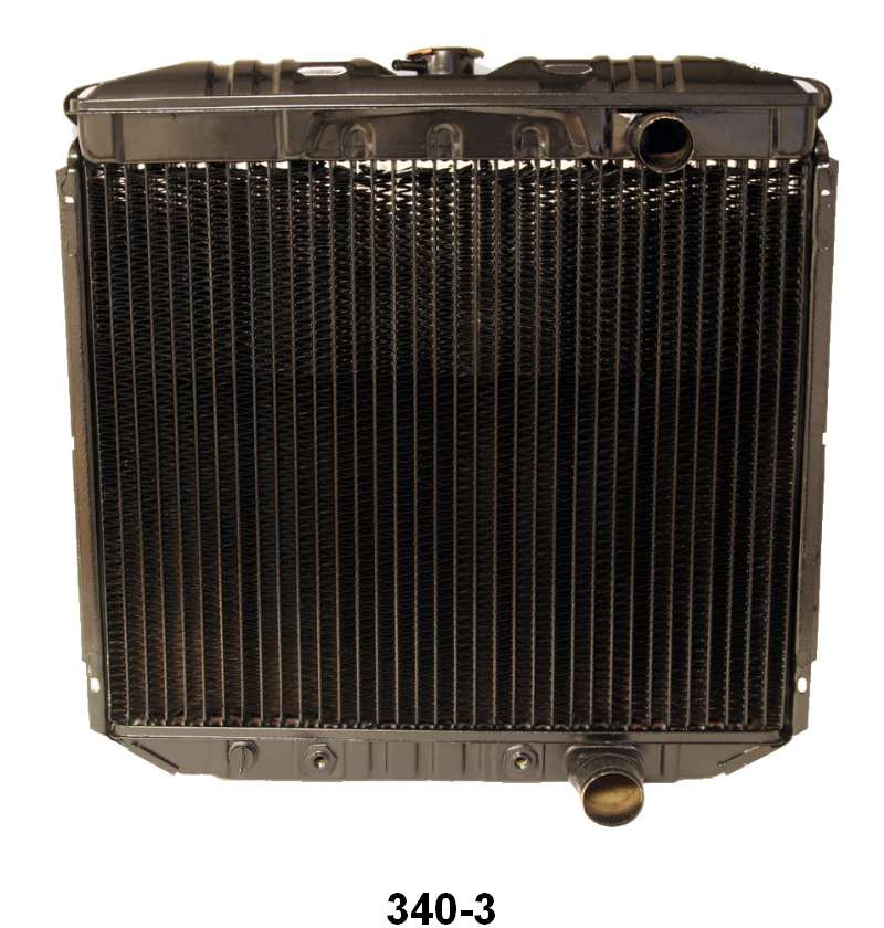 RADIATOR - 67-69 MUSTANG 289/302/351 3 CORE 20" WIDE