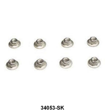 TAIL LIGHT HOUSING MOUNTING NUTS - 64-66 MUSTANG SET OF 8