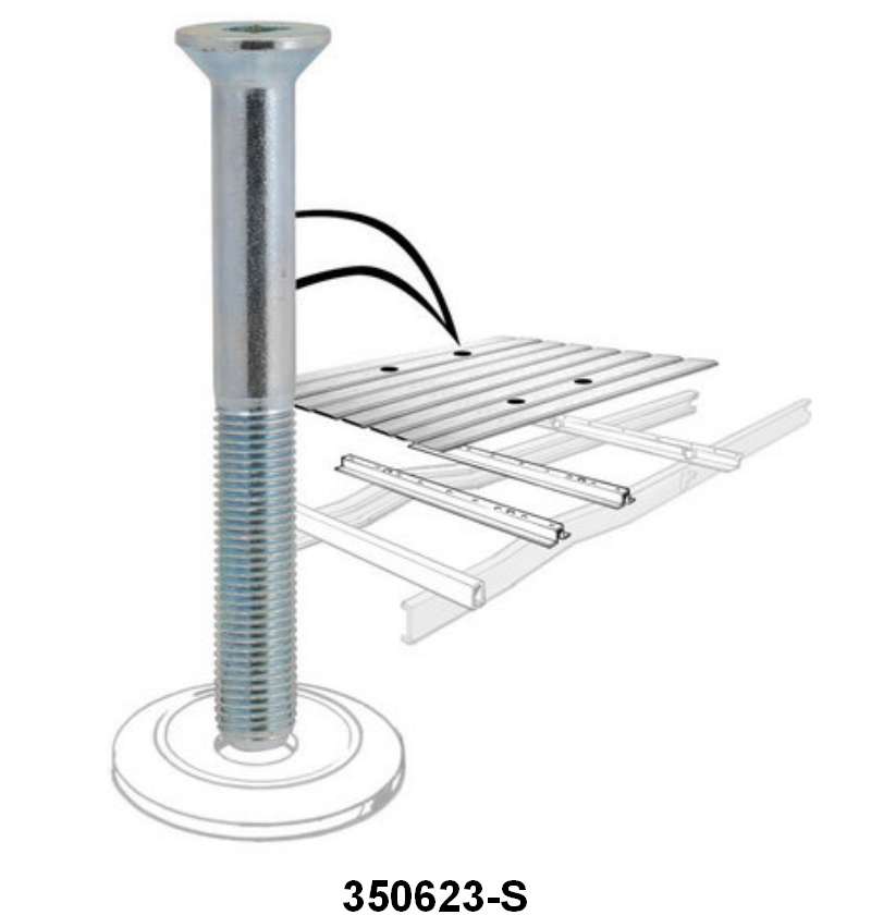STEPSIDE BED TO FRAME HOLD DOWN BOLT - 42-72 F-1/F-100, 4 required