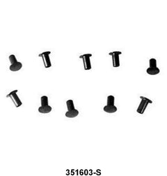 BACK EDGE OF VENT WINDOW SEAL RIVETS - MUSTANG/FALCON/FAIRLANE 10 pcs