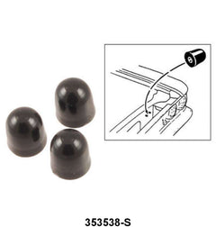 VOLTAGE REGULATOR SCREWS CAPS - 63-66 ALL GEN & VOLT REG