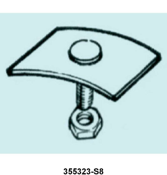 SPLASH APRON TRIM END CLIP - 49-50 PASS (ORIGINAL TYPE CLIP) 2 req