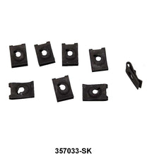 HEADLIGHT DOOR RETAINER CLIP KIT - 65-66 MUSTANG 8 PIECES