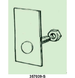 FRONT FENDER TRIM CLIP T-BOLT - 49-50 PASS 4 REQ