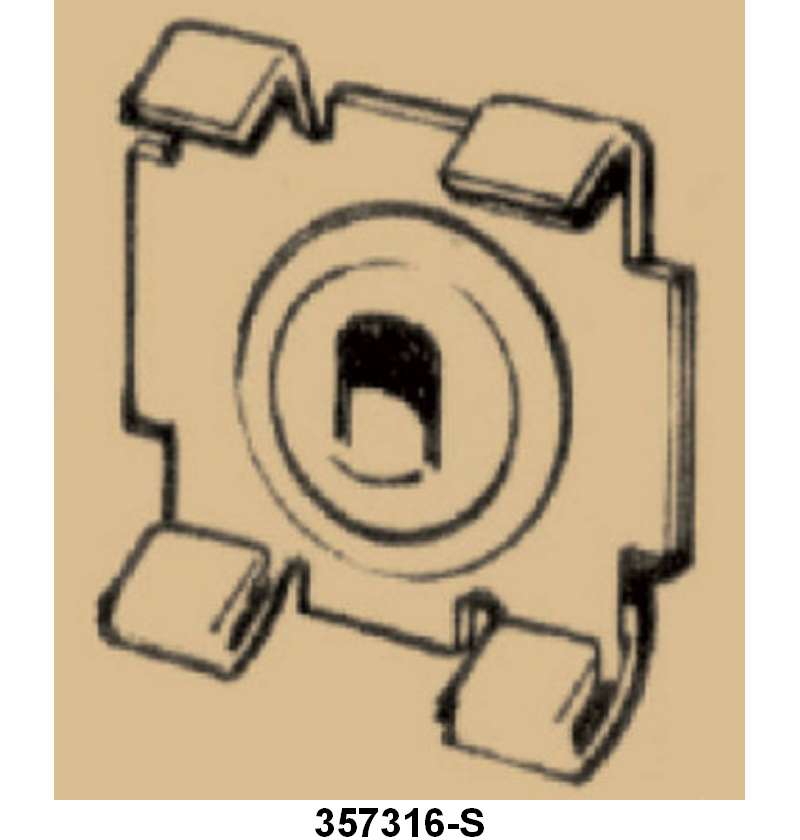 BODY SIDE AND BELOW TRUNK MOLDING CLIP - 51 PASS 30 OR 28 REQ