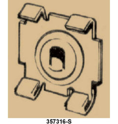 BODY SIDE AND BELOW TRUNK MOLDING CLIP - 51 PASS 30 OR 28 REQ