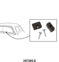 SLIDING QUARTER WINDOW GLASS BUMPER STOP - 50-51 FORD/MERC WAGON