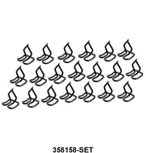 HOOD SIDE MOLDING TRIM CLIPS - 48-50 F-1/F-3  20 pcs