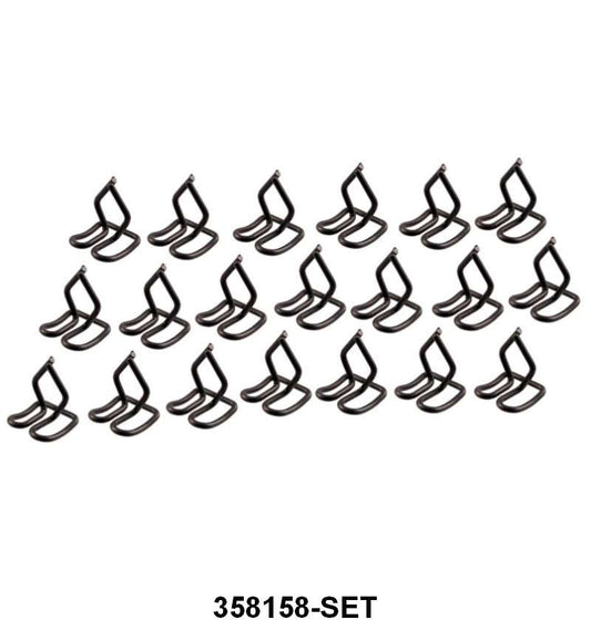 HOOD SIDE MOLDING TRIM CLIPS - 48-50 F-1/F-3  20 pcs