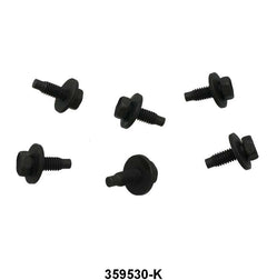FRONT & REAR BUMPER GUARD BOLTS - 64-66 MUSTANG  6 pcs
