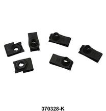 FRONT & REAR BUMPER GUARD BOLT CLIPS - 64-66 MUSTANG