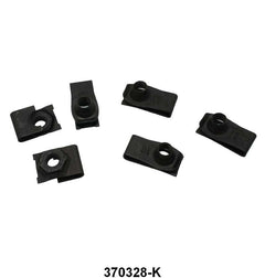 FRONT & REAR BUMPER GUARD BOLT CLIPS - 64-66 MUSTANG