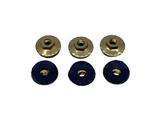 QUARTER PANEL EXTENSION NUTS - 64-68 MUSTANG SET OF 6