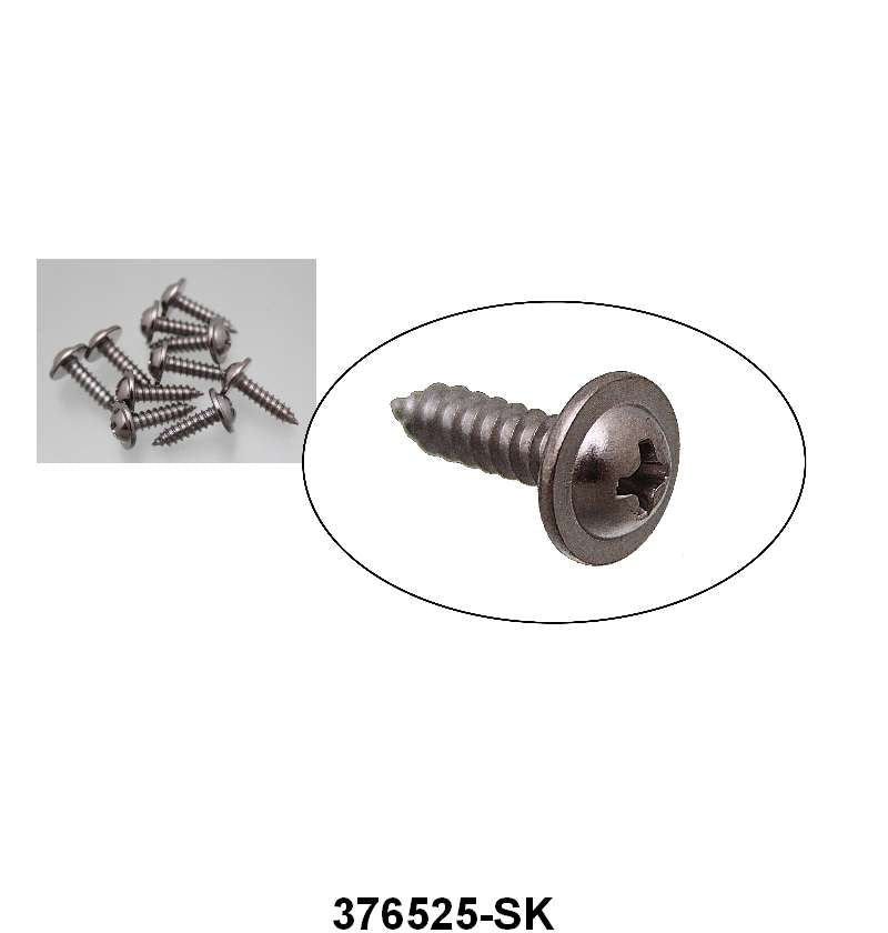 REAR VALANCE MOUNTING SCREWS - 64-68 MUSTANG 11 pcs