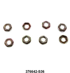 INSTRUMENT BEZEL AND DASH PANEL NUTS - 67-68 MUSTANG SET OF 9