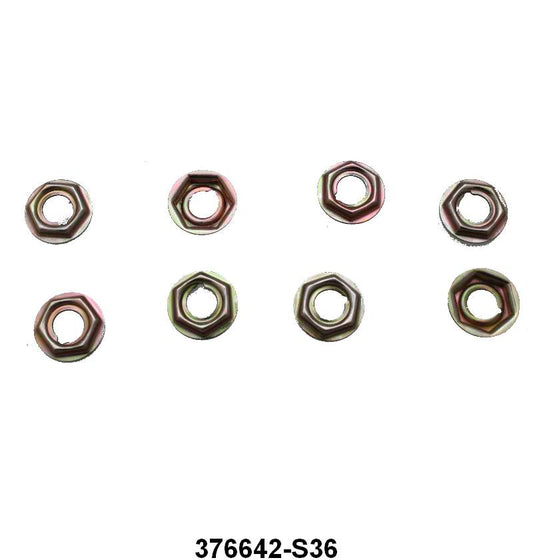 INSTRUMENT BEZEL AND DASH PANEL NUTS - 67-68 MUSTANG SET OF 9
