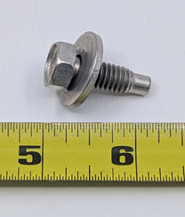 BODY BOLT 5/16-18 X 1 inch long, 13/16 inch O.D. - SILVER FINISH 68 PASS