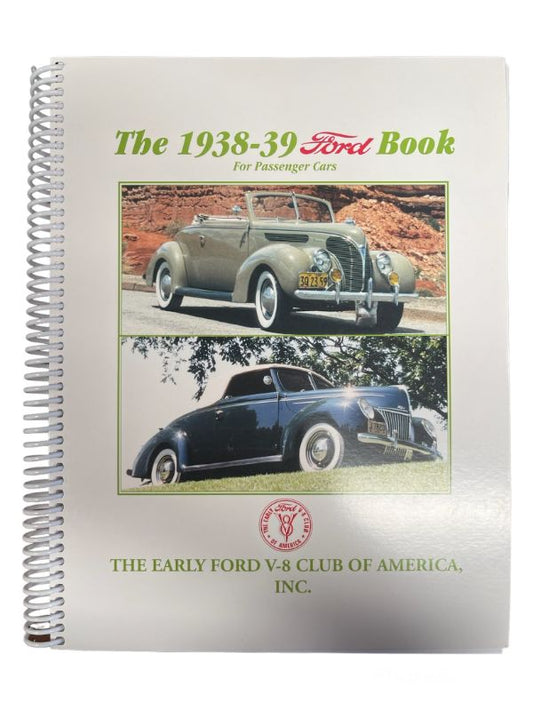 EARLY FORD V8 CLUB RESTORATION GUIDE -  38-39 PASS
