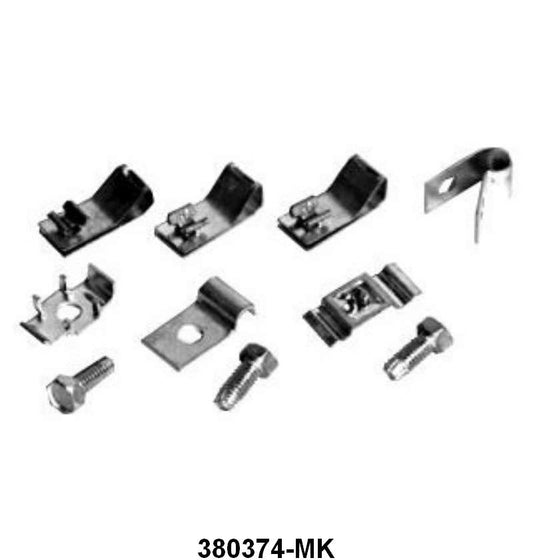 FUEL AND REAR BRAKE LINE CLIP KIT - 64-EARLY, 67 MUSTANG
