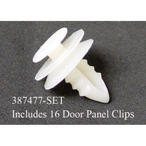 DOOR PANEL CLIPS - 73-79 F-100/F-350 16 pcs, PLASTIC, FOR FORD TOOLING PANELS