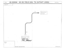 GENERATOR FIELD COIL TO CUTOUT WIRE - 33-39 PASSENGER, PICKUP