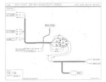 HEADLIGHT & TAIL LIGHT WIRING HARNESS - 33-34 PASS/PICKUP W/O COWL LIGHTS