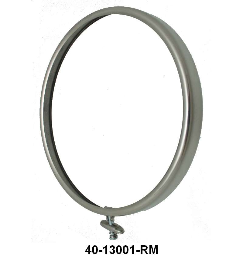 HEADLIGHT SHELL OUTER RIM - 33-34 PASS/PICKUP STAINLESS