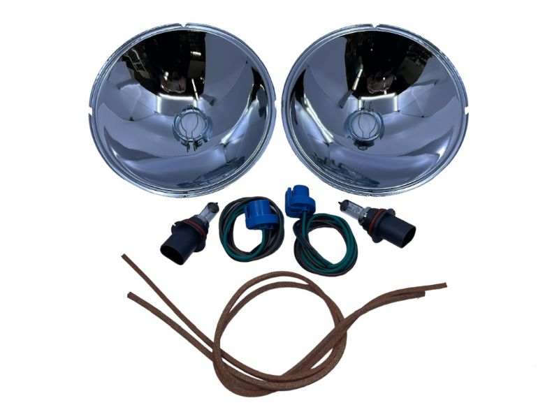 HALOGEN HEADLIGHT REFLECTOR KIT - 33-34 PASS/PICKUP 12V