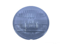 HEADLIGHT GLASS LENS WITH FORD LOGO - 33-34 PASS/PU, 9-1/8"