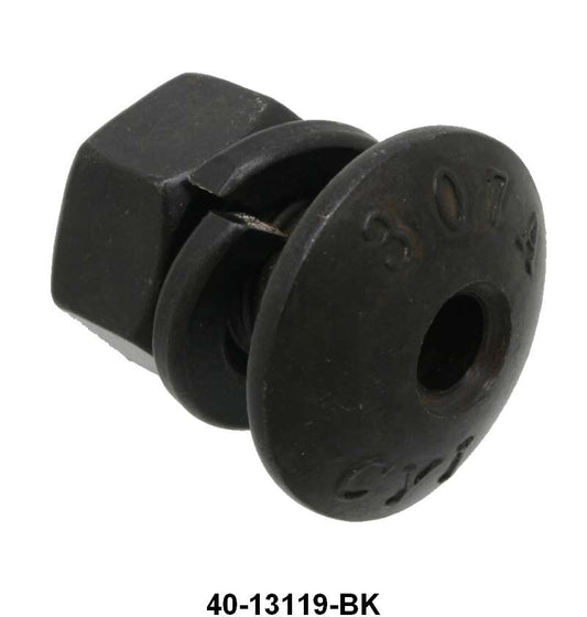 HEADLIGHT STAND BOLT - 33-34 PASS, 35-37 PICKUP BLACK W/HOLE