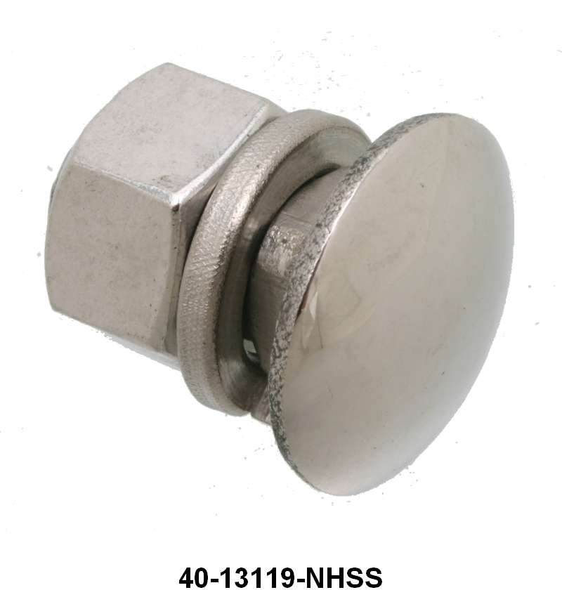 HEADLIGHT STAND BOLT - 33-34 PASS, 35-37 PICKUP STAINLESS W/O HOLE