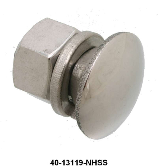 HEADLIGHT STAND BOLT - 33-34 PASS, 35-37 PICKUP STAINLESS W/O HOLE