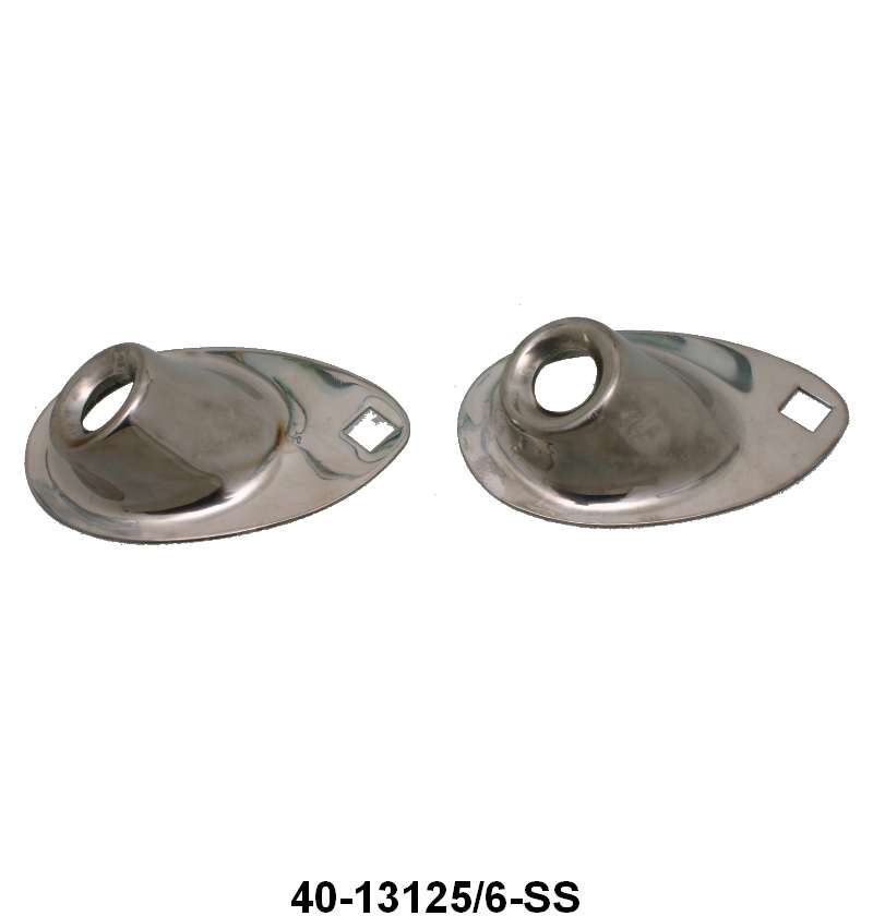 HEADLIGHT STANDS - 33-34 PASS, STAINLESS, CHOPPED CANNOT USE WITH HORNS