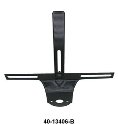 REAR LICENSE PLATE BRACKET - 33-36 PASSENGER BLACK