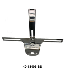 REAR LICENSE PLATE BRACKET - 33-36 PASSENGER STAINLESS