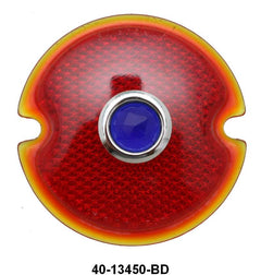 TAIL LIGHT LENS W/BLUE DOT - 33-36 PASSENGER, 46-51 WAGON, 46-52 PICKUP