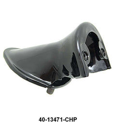 TAIL LIGHT STAND OR BRACKET - 33-34 PASS RH OR LH CHOPPED BLACK 4"