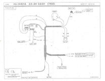 UNDER DASH TO ENGINE WIRES (COWL HARNESS) - 33-34 PASS, PU V8