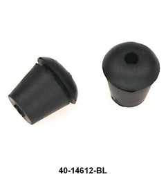 CHOKE & THROTTLE DASH GROMMETS - 32-37 PASS, 32-39 PICKUP BLACK